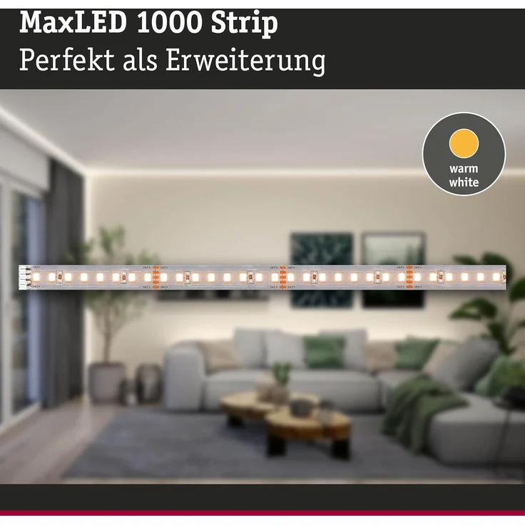 Paulmann 71245 MaxLED 1000 LED Einzelstrip 1m 2700K – Bild 3