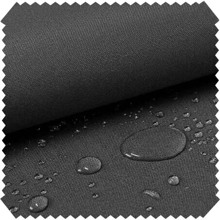 NOVELY® Sunset Oxford 420D - Polyesterstoff Extrem Reißfest Dicht | UV-beständig Waterproof | Polyester Garten Stoff 1 lfm Outdoor Meterware Wasserdicht Farbe: 10 Anthrazit GGP Gent Graphite