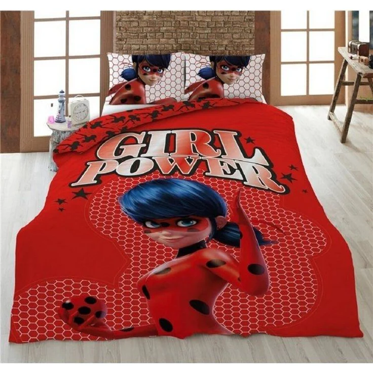 Miraculous Ladybug Bettwäsche 140 x 200 cm 100% Mikrofaser – Bild 2