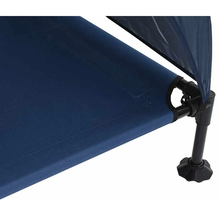 vidaXL Hochgelegtes Hundebett Marineblau 127 x 81 x 108 cm 42008223 – Bild 7