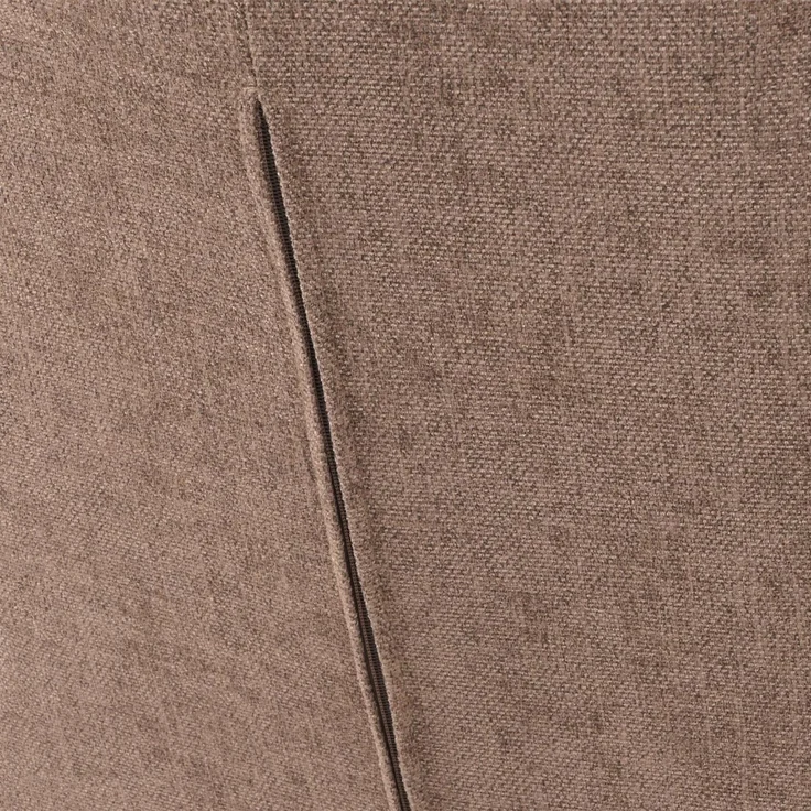 Schaukelstuhl HWC-N14, Schwingstuhl Relaxsessel Fernsehsessel, Massiv-Holz Metall Stoff/Textil 320g/m² ~ braun – Bild 5