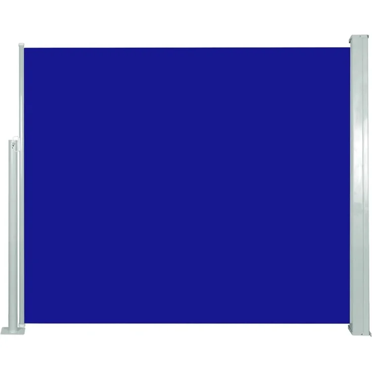 vidaXL Ausziehbare Seitenmarkise 120x300 cm Blau 45361 – Bild 1
