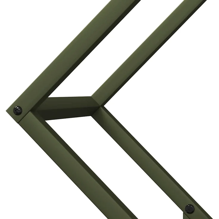 vidaXL Brennholzregal Olivgrün 60x25x60 cm Kaltgewalzter Stahl 864282 – Bild 6