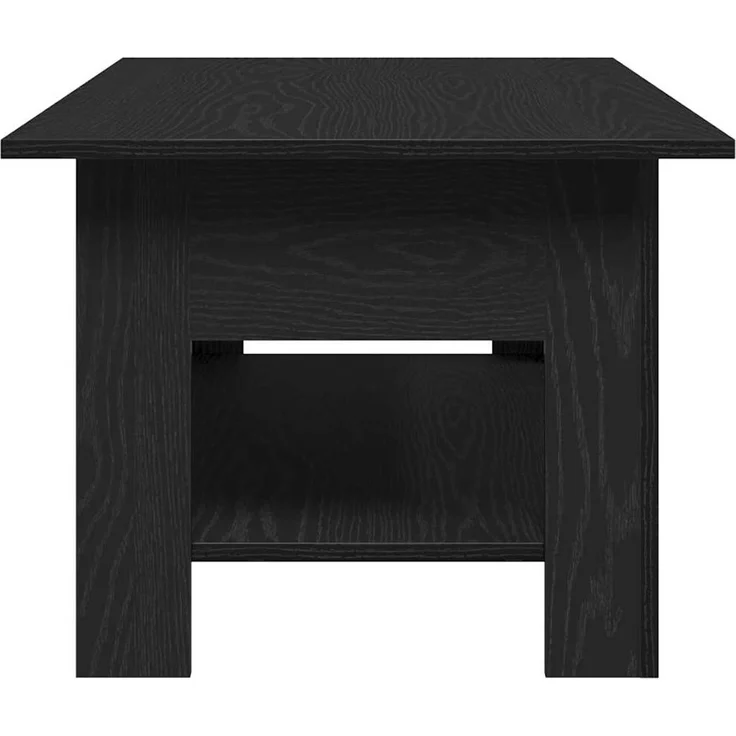 vidaXL Couchtisch Schwarz Eichen-Optik 102 x 55 x 42 cm Holzwerkstoff 862711 – Bild 6