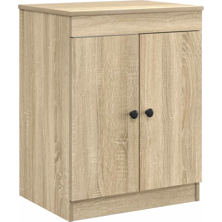 vidaXL Waschbeckenschrank Sonoma-Eiche 54 x 41 x 100 cm Holzwerkstoff 3404234 – Bild 4