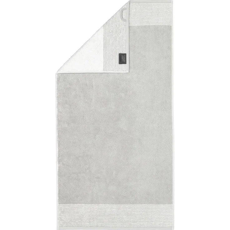 CAWÖ Duschtuch - Luxury Home, C Two-Tone, Walkfrottier Platin 80x150cm – Bild 1