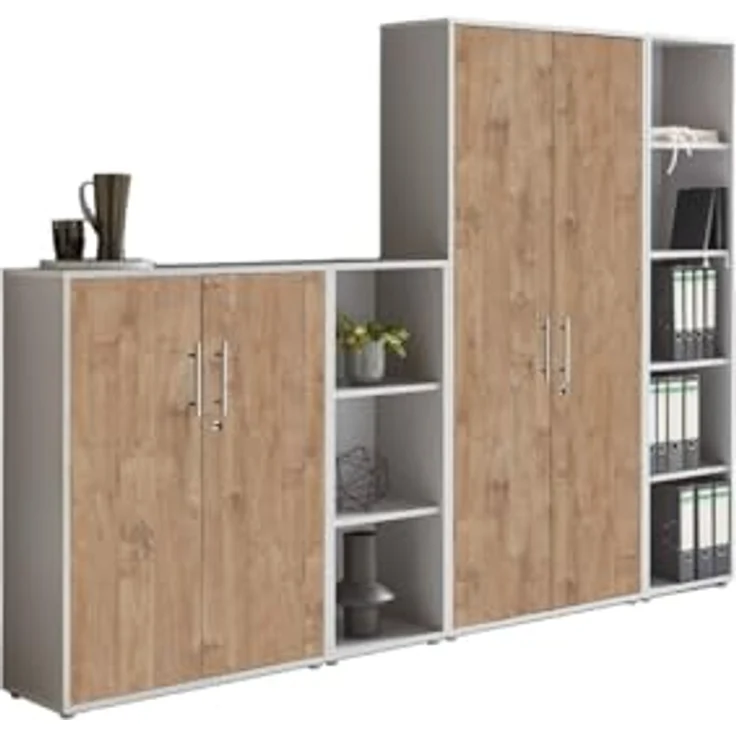 moebel-dich-auf Aktenschrank OFFICE EDITION (Set 4, abschließbar, Metallgriffen) Made in Germany – Bild 4