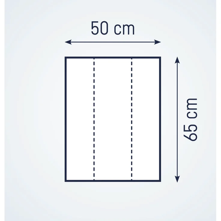 Julius Zöllner Wickelauflage 2-Keil Mulde Folie Sunrise 50/65 – Bild 2