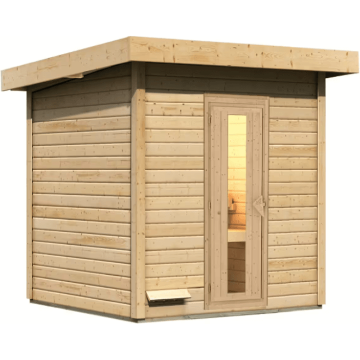 Karibu Sauna Hytti 2 naturbelassen ohne Ofen – Bild 2