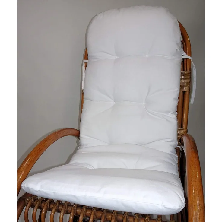 Rattani Polsterauflage Polster für Rattan Schaukelstuhl, Sesselauflage 125 x 50 x 6 cm