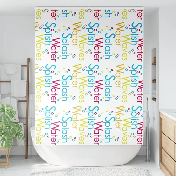 vidaXL Duschrollo mit Kassette 150x240 cm Stoffbreite 146 cm 4015039 – Bild 1