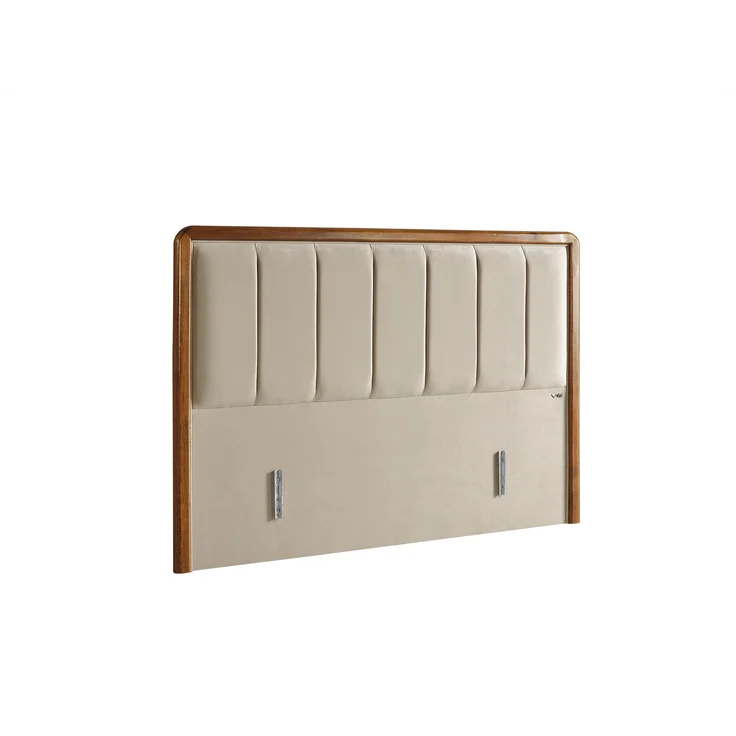 Schlafzimmer-Set "Rovina" – Bett mit Bettkasten und Matratze , Nachttisch, Hocker-Beige – Bild 13