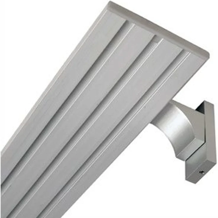 Bestlivings Gardinenschiene, 3-läufig, Fixmaß, Aluminium, verschraubte Aluminium Schiene (7mm), Längen bis 480cm, (4x120cm) – Bild 6