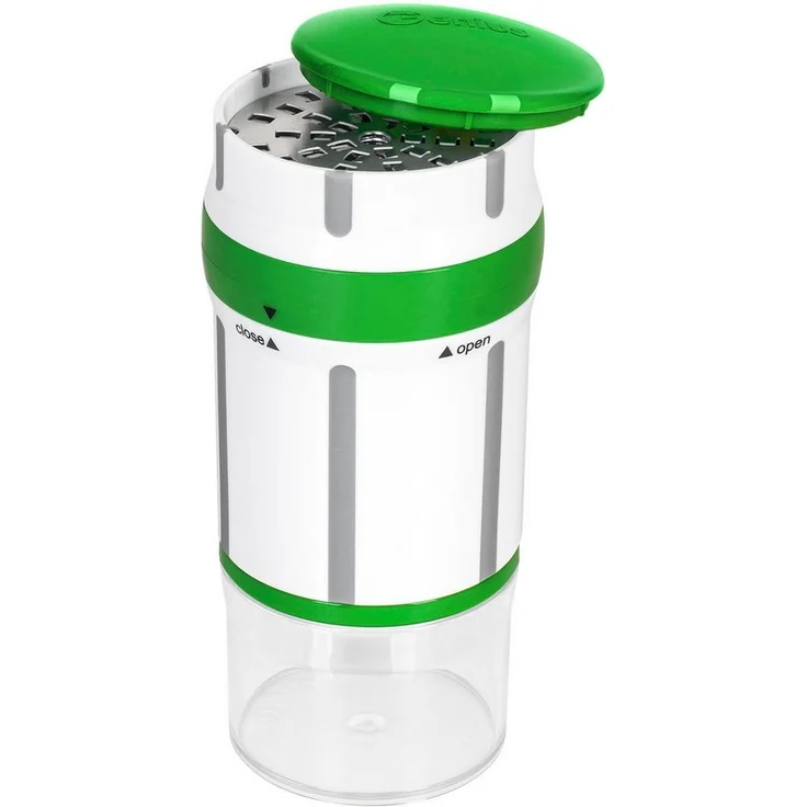 Genius Gemüse-Scheibenschneider Nicer Dicer Maestro inkl. Knoblauch-Schneider G5, Set 6tlg, (Spar-Set, 6-tlg), Super handlich & immer im Einsatz, wechselbare Einsätze – Bild 2