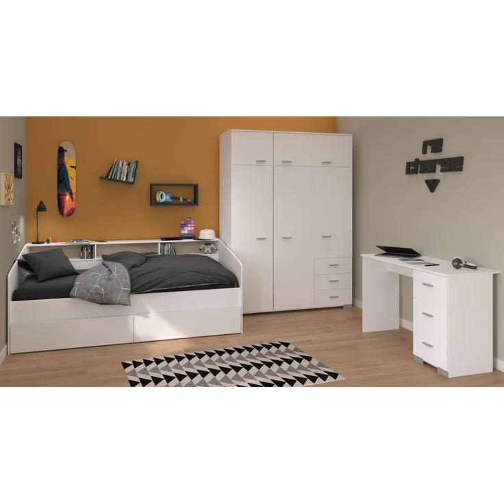 Jugendzimmer-Set >Sleep 42< in Weiss