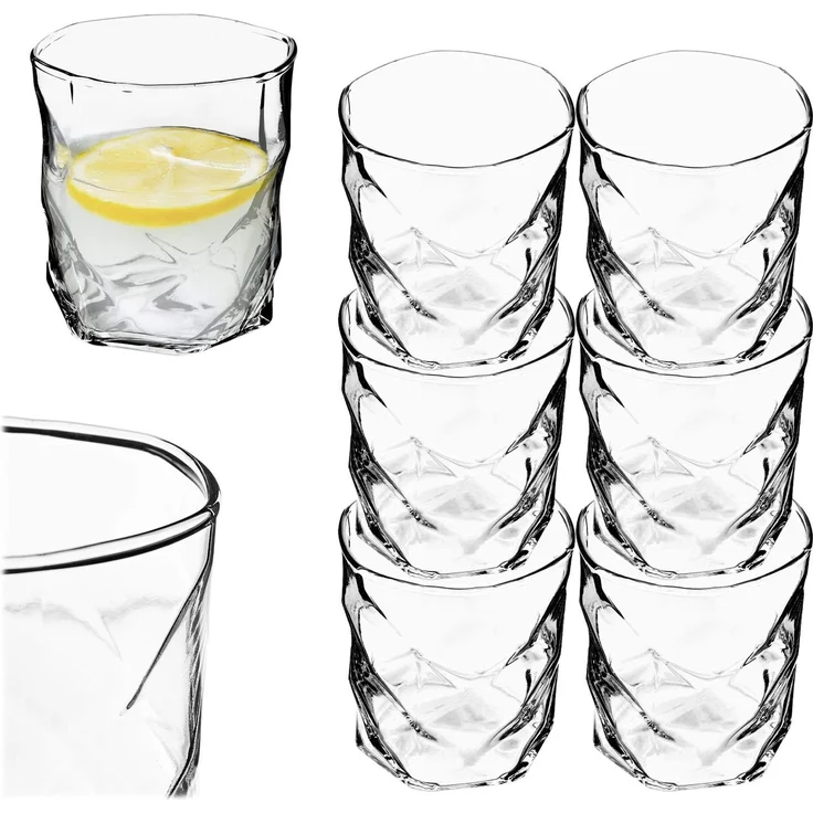 KADAX Glas für Getränke und Getränke 330ml 6 Stk – Bild 2