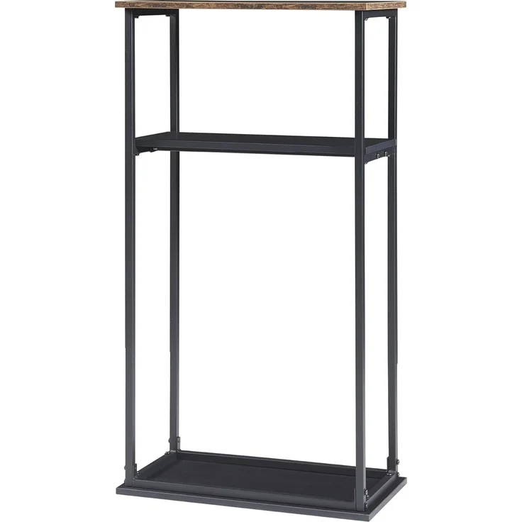 Kaminholzregal Turku mit Ablagen 60x30x112cm [en. casa] – Bild 2
