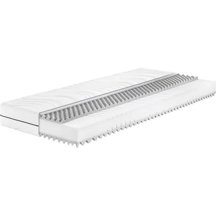 Badenia Bettcomfort Trendline BT260 7-Zonen Kaltschaummatratze, Stiftung Warentest Testurteil GUT Ausgabe 03/2022 , Härtegrad 3 (H3 - mittelfest), 90x200 cm, Öko-Tex Zertifiziert – Bild 2