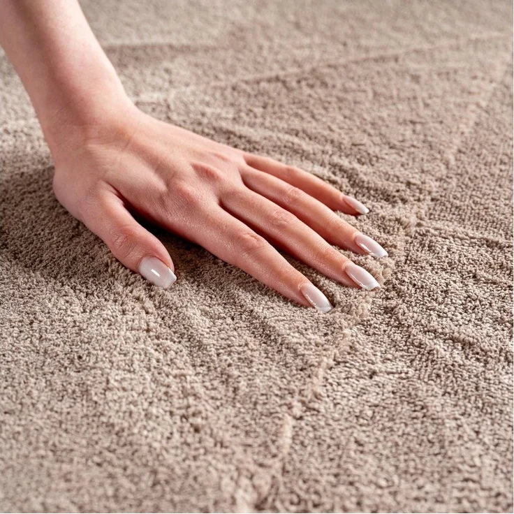 Teppium Teppich Skandinavisches Design, Rechteckig, Höhe: 20 mm, Kurzflorteppich Skandinavische Design Anti-Rutsch Rückseite Waschbar – Bild 2