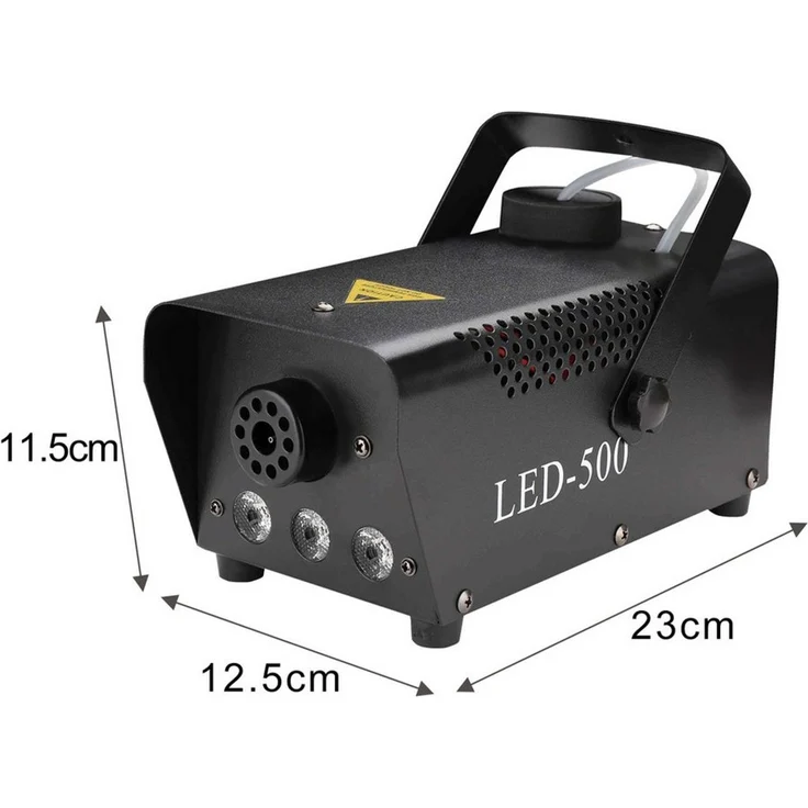 Clanmacy LED Discolicht Nebelmaschine steuerbar LED-Licht Hochzeit Halloween-Party, RGB LED-Lichteffekt mit 13 Farbmodi,Schnelle Aufheizzeit – Bild 2