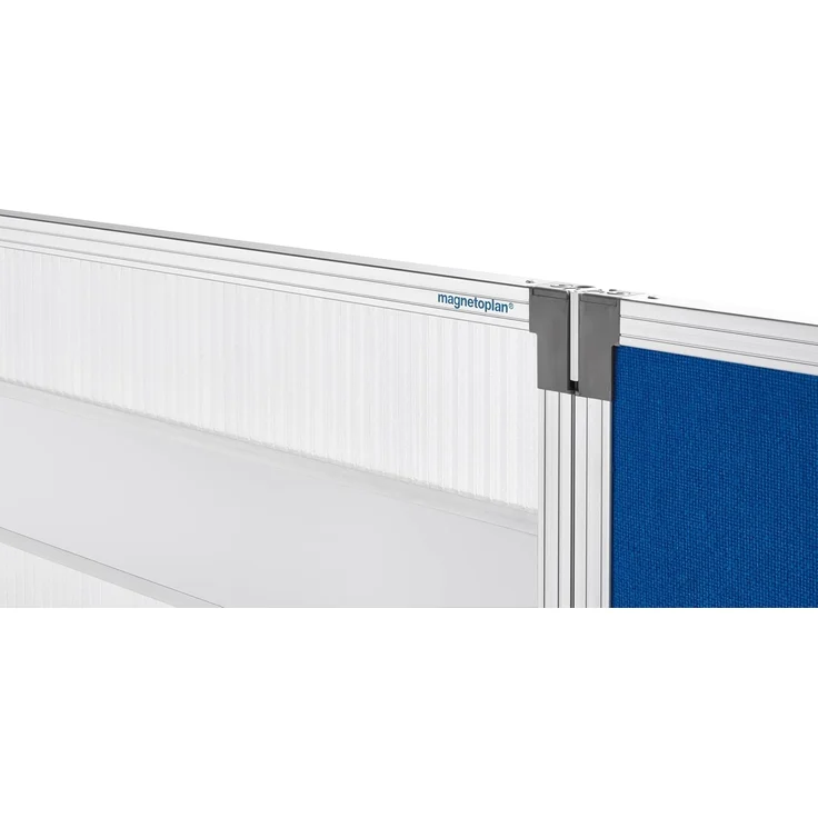 magnetoplan® Paravent Raumteiler halbtransp.- 180bx100hx50t - T-Füße - Acryl-Aluminiumrahmen (1 St) – Bild 2