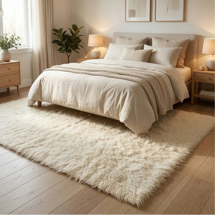 Pergamon Flokati-Teppich Natur Teppich Flokati Comfort, Rechteckig, Höhe: 50 mm – Bild 2