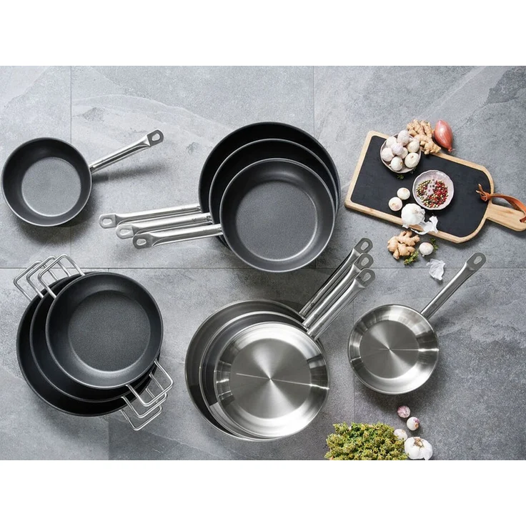 Schulte-Ufer 'DIAMAS-PRO Industar' Bratpfanne, beschichtet, Edelstahl, 28 cm – Bild 2