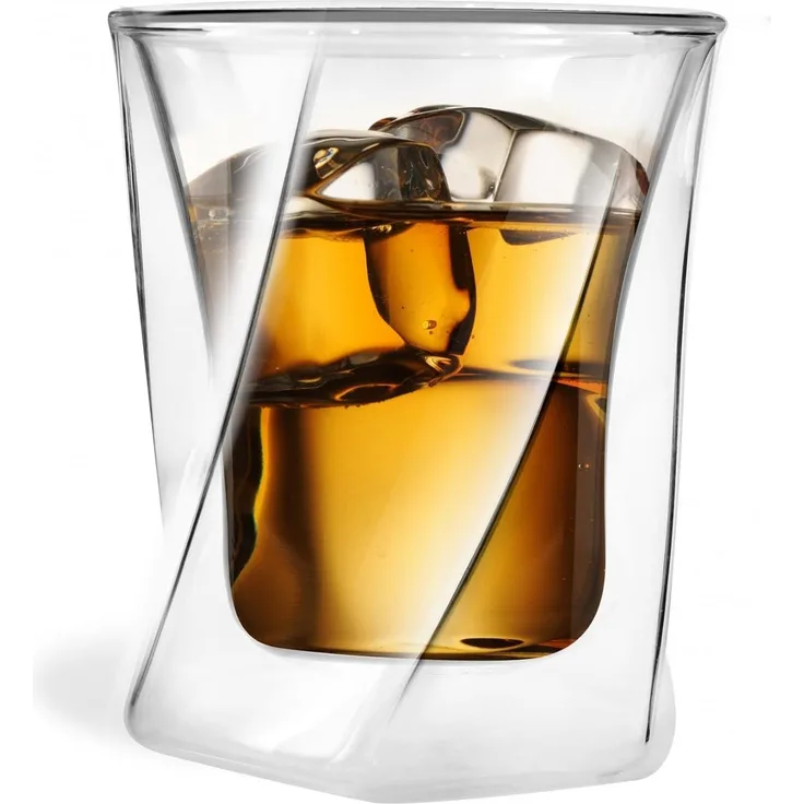 Vialli Design Doppelwand-Whiskyglas 300 ml Cristallo 25509