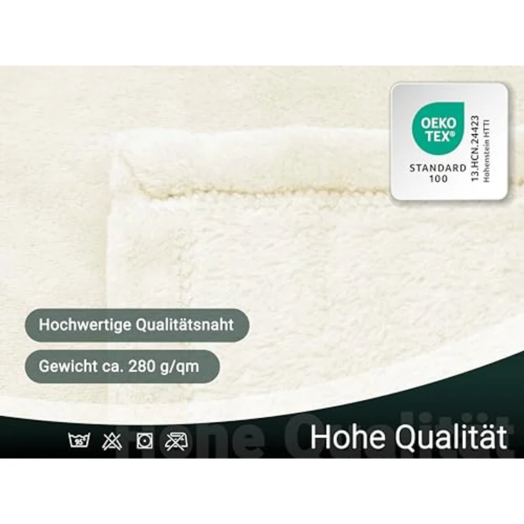 Wohndecke, ZOLLNER, superflauschig, in XXL Größe verfügbar, 220x240 cm, 100% Polyester, superflauschig, in XXL Größe verfügbar – Bild 6