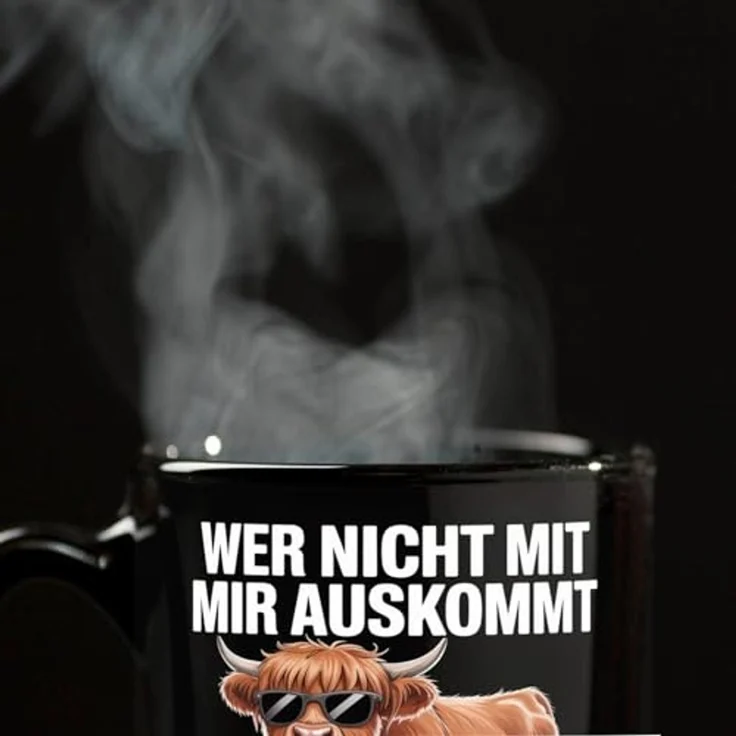 speecheese Tasse Hochlandrind Tasse - du musst an dir arbeiten – Bild 6