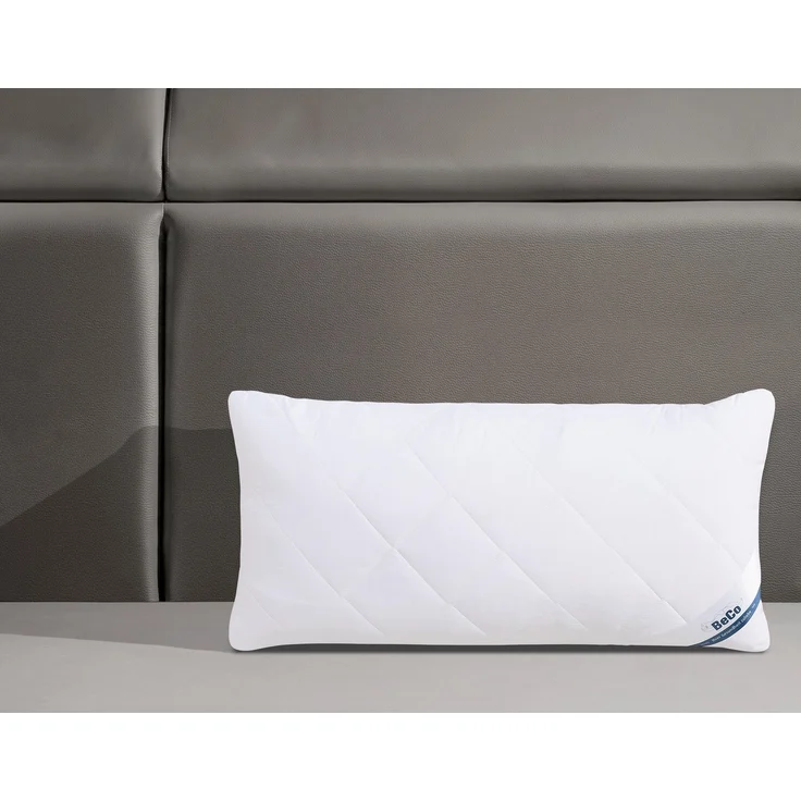 Beco Microfaserkissen Medibett, Kopfkissen, Füllung: Polyester, Bezug: Polyester oder Baumwolle, Bauchschläfer, Rückenschläfer, Seitenschläfer, Kissen 40x80 cm, 80x80cm, Allergiker geeignet (Hausstauballergiker) – Bild 2