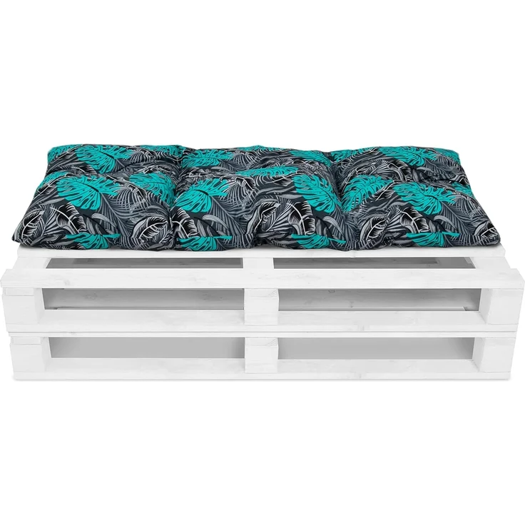 Amilian Stuhlkissen - Bankauflage - Gartenbankauflage - 60x120cm + 2 x 40x60cm, 3er Set - Gartenbankauflage - Pallettensitzkissen - Bankkissen – Bild 7