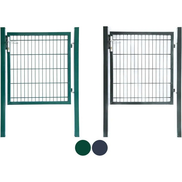 HOME DELUXE Gartentor für Doppelstabmattenzaun PORTARIUS - 160 cm Anthrazit – Bild 5