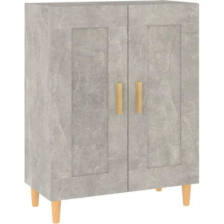 Sideboard, Kommode Betongrau 69,5x34x90 cm Holzwerkstoff