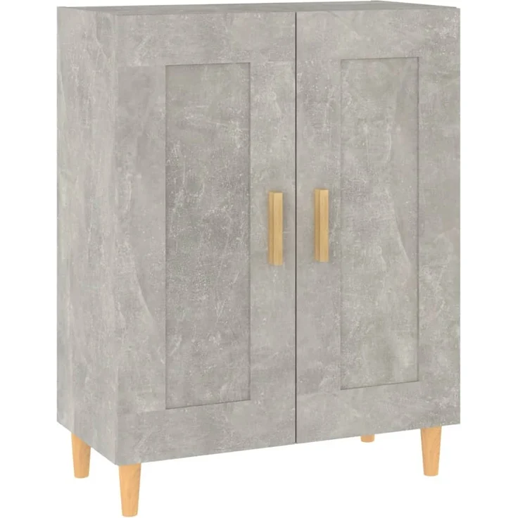 Sideboard, Kommode Betongrau 69,5x34x90 cm Holzwerkstoff – Bild 1