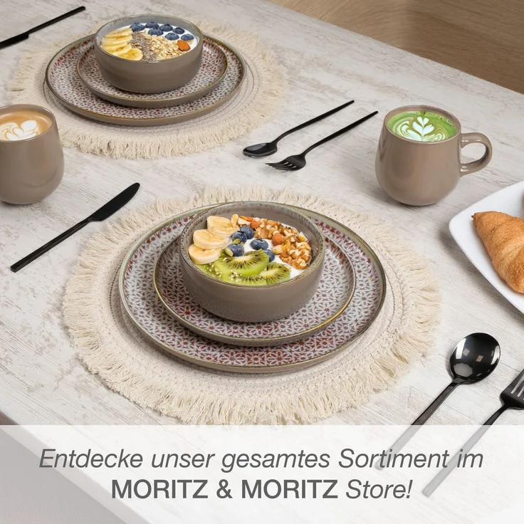 Moritz & Moritz ALHAMBRA Geschirrset 24tlg, 6 Personen, Mousse – Bild 8