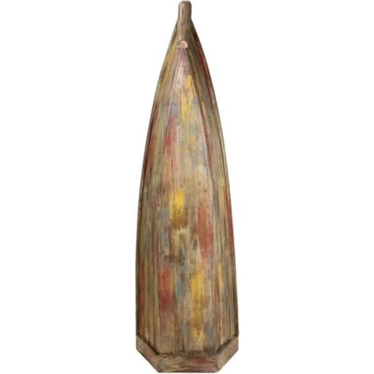 Oriental Galerie Standregal Boot Regal Groß mit Steg ca. 200 cm Multicolor, Bootsregal, Badregal, Holzregal, Badezimmerregal – Bild 4