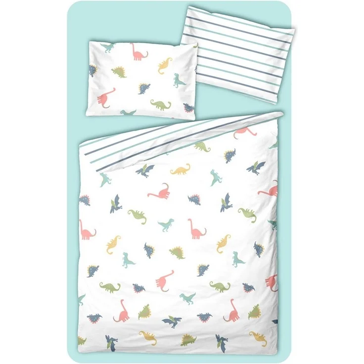 soma Babybettwäsche Perkal Baby Wende Bettwäsche 100x135 Alpaka Lama Regenbogen weiß bunt, Perkal, 2 teilig, Babybettwäsche +Spannbettlaken Baumwolle winter weihnachtsbettwäsche – Bild 5