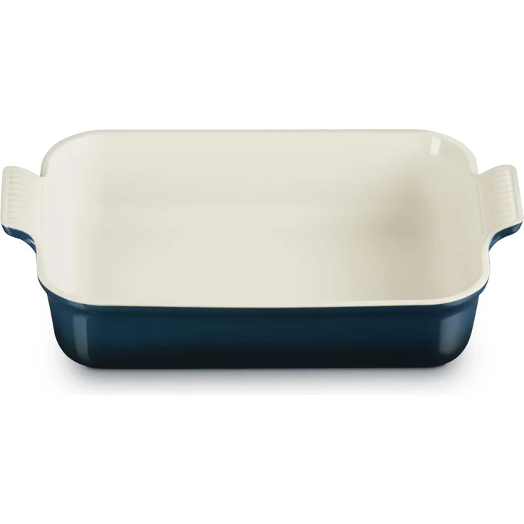 Le Creuset Heritage rechteckige Auflaufform, Steingut, 32 cm, 2,31 kg, Nuit