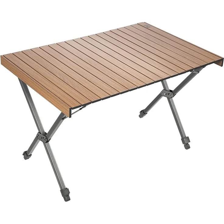 TIMBER RIDGE Campingtisch Klappbar Tisch, 100 kg Tragkraft & höhenverstellbar Ultraleichtes Alu (1-St), aus rostfreiem Aluminium, 109x71×69cm