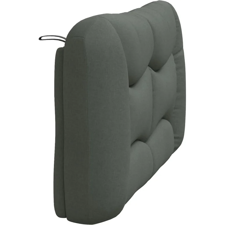 vidaXL Kopfteil-Kissen Dunkelgrau 120 cm Stoff 374562 – Bild 6