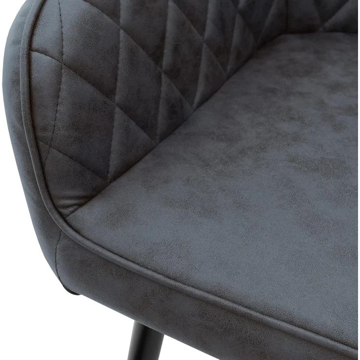 ML-DESIGN Stuhl Esszimmerstühle mit Rücken- & Armlehne moderne Design Küchenstühle (6 St), Polsterstuhl Esstischstühle 6er Set Kunstlederbezug bis 120kg – Bild 7