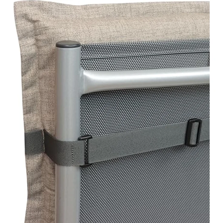 Gardissimo PREMIUM Rollliegenauflage Gartenliege Auflage Kissen natur – Bild 3