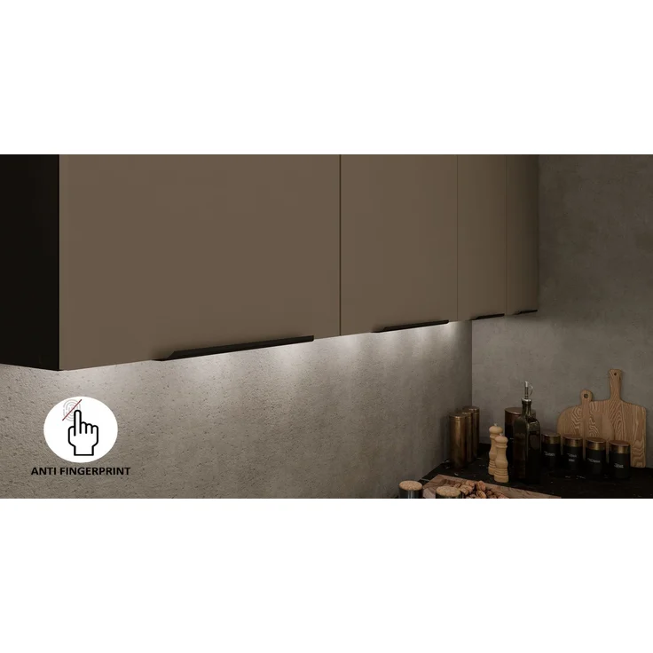 Winkelküche ARIA K-BL ECKE 1 - 215 x 220 + 120 cm Anti Fingerprint Küchenzeile Küchenblock Singleküche Einbauküche Küche Eckküche – Bild 6