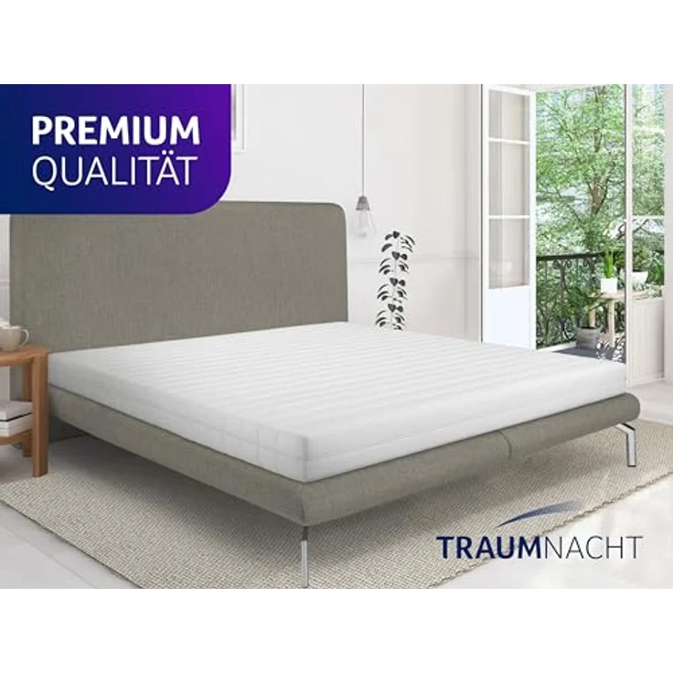 Traumnacht Easy Comfort 2 in 1 Duo - orthopädische 7- Zonen Komfortschaummatratze, Härtegrad 3 und 4, Öko-Tex Zertifiziert 140x200 cm, Höhe 13 cm, produziert nach deutschem Qualitätsstandard – Bild 3