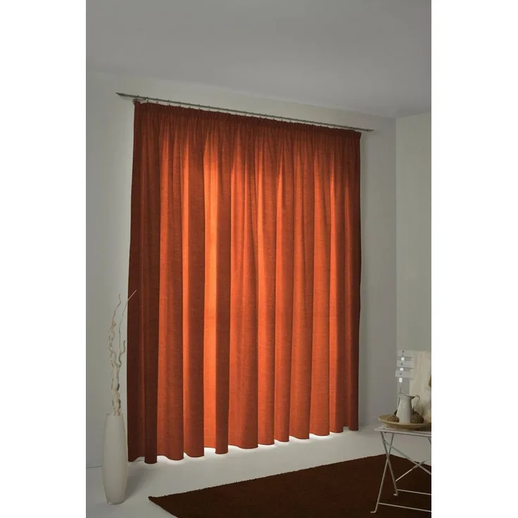 Wirth Vorhang Toco-Uni (1 St), Kräuselband, blickdicht, Chenille