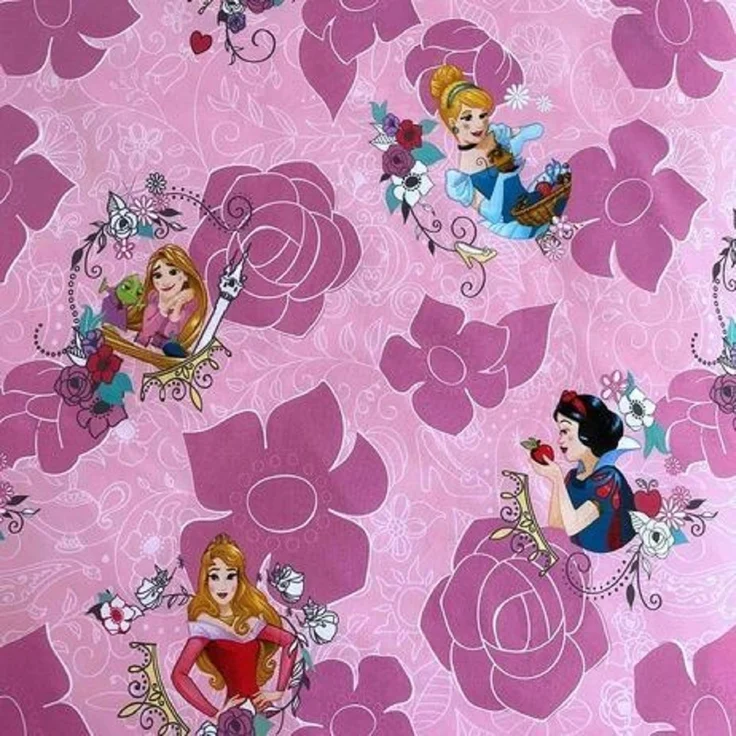 Disney Princess Mädchen Bettwäsche 140x200 cm 100% Baumwolle – Bild 5