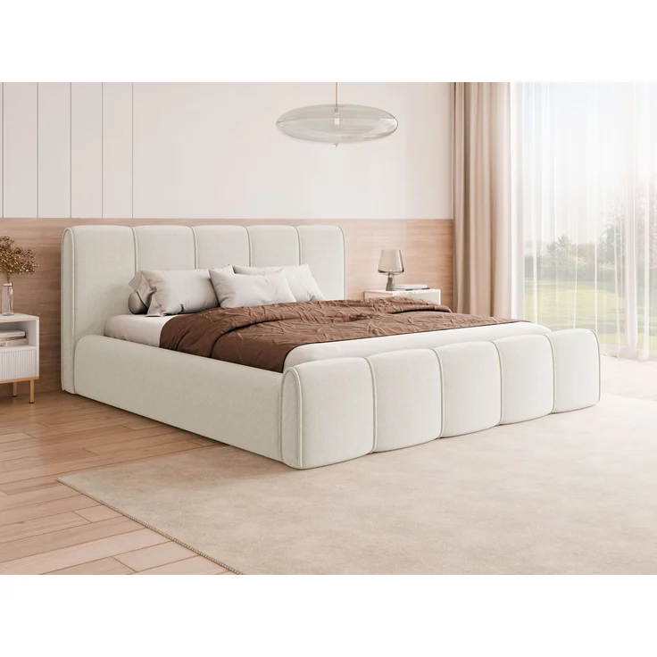 Polsterbett Lewis (Farbe: Kronos 38, Größe: 200x200) – Bild 2