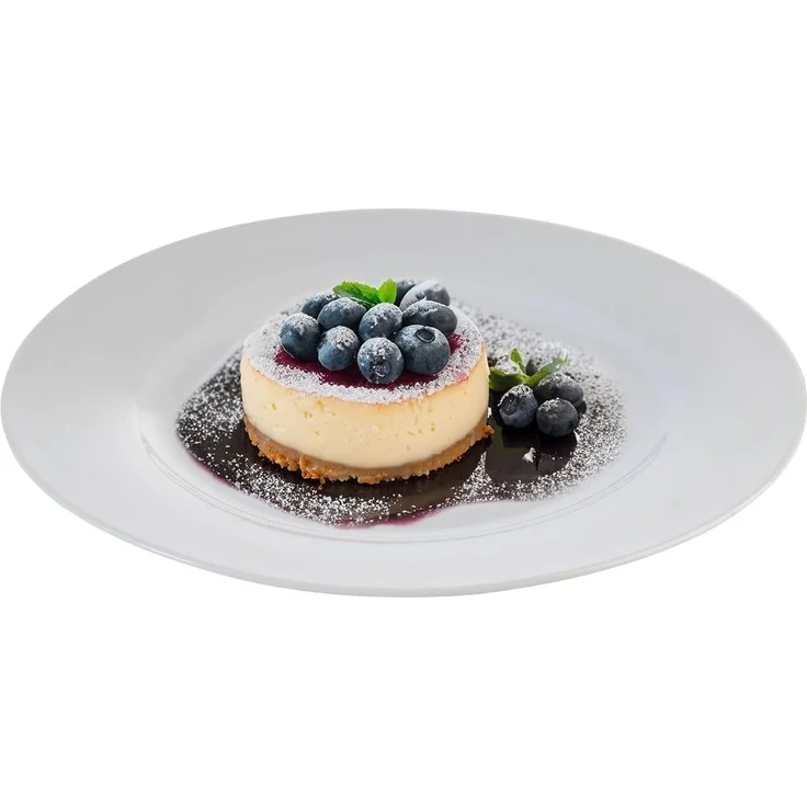 Home4You Dessertteller, 12er Set, Ø 20 cm, Porzellan, Weiß, spülmaschinefest – Bild 8