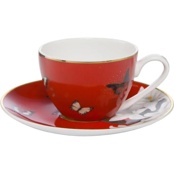 Goebel Artis Orbis Joanna Charlotte Lilies Red - Espressotasse 26150381
